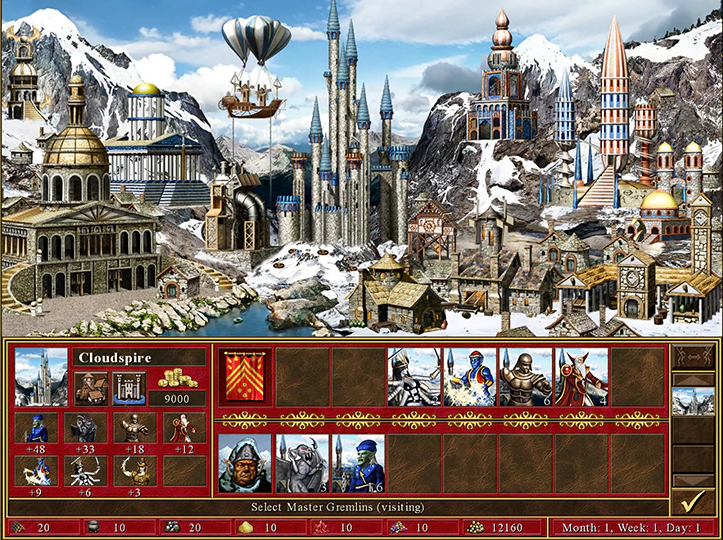 Heroes 3, grad u brdima